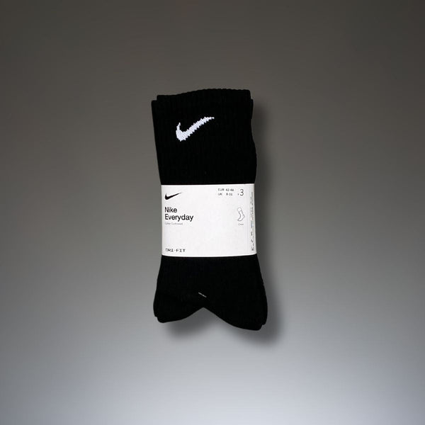 Skarpetki Nike Everyday Socks, czarne. 3-pak