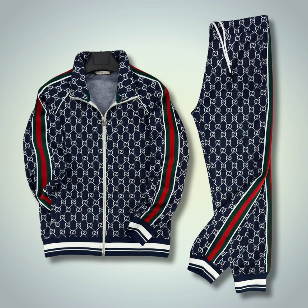 Gucci dres męski, niebieski. Jakość premium