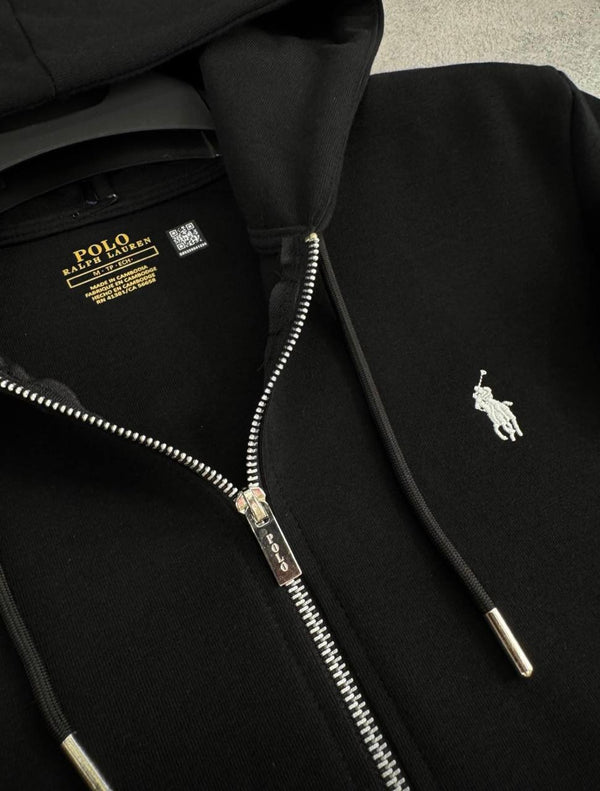 Męska odzież sportowa Polo, czarna