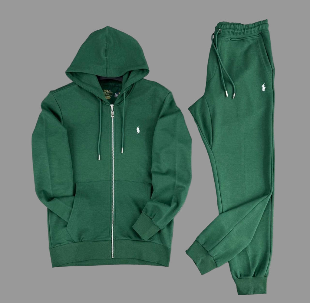 Męska odzież sportowa Polo, zielona