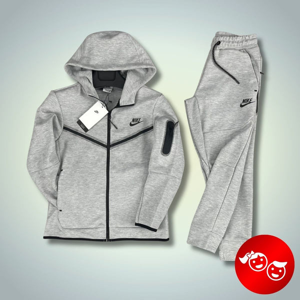 Nike Tech Fleece children's tracksuit, classic gray. Premium quality