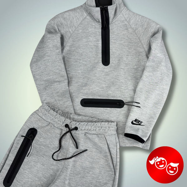 Dres dziecięcy Nike Tech Fleece, klasyczny szary. Model 2024. Najwyższa jakość