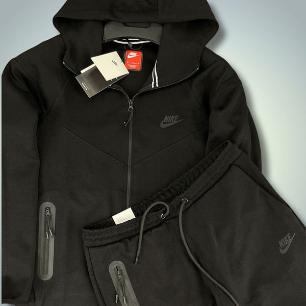 Nike Tech Fleece męski dres, czarny. Model 2023. Wysoka jakość