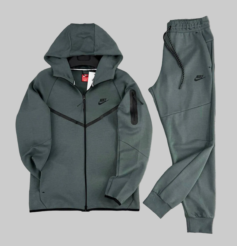 Męski dres Nike Tech Fleece, ciemny szaro-zielony (petrol)