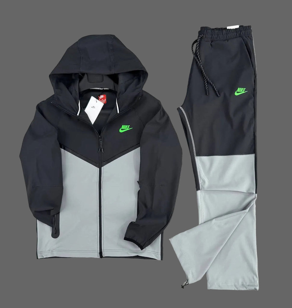 Męski dres Nike, w kolorze grafitowym i szarym