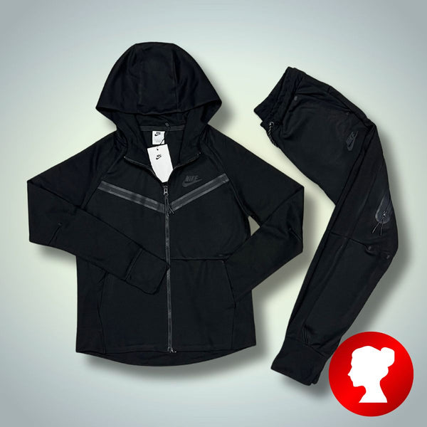 Damski dres Nike Tech Fleece, czarny. Najwyższa jakość