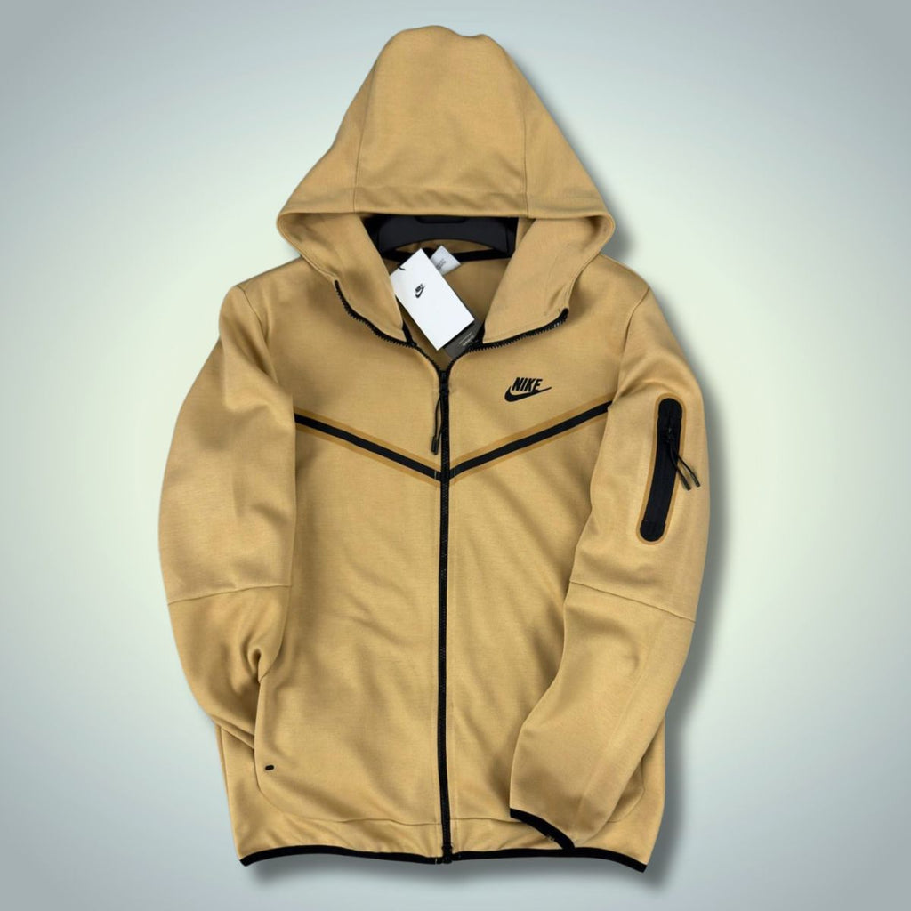 Bluza męska Nike Tech Fleece w kolorze camelowym. Jakość premium