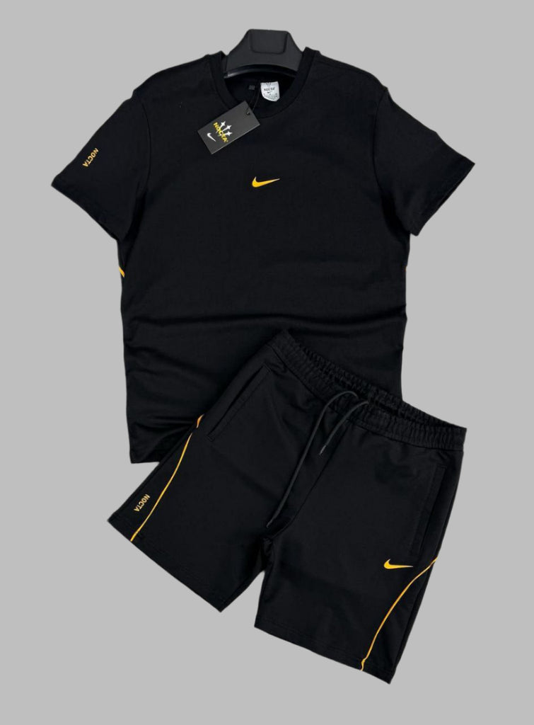 Komplet męski Nike "NOCTA" - koszulka i spodenki, kolor czarny
