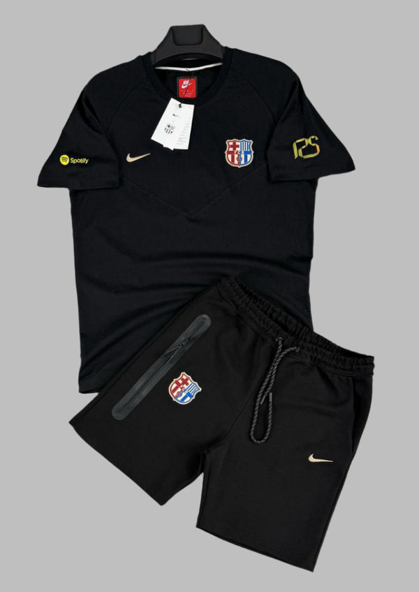 Męski sprzęt Nike – czarny, z emblematem Barcelony