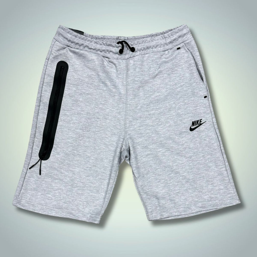 Męskie spodenki Nike Tech Fleece, klasyczna szarość. Model 2024. Jakość premium