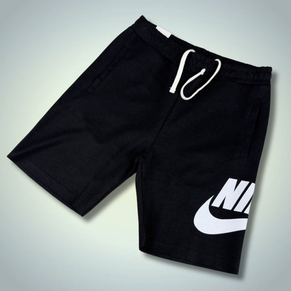 Męskie spodenki Nike, czarne, duże logo. Factory outlet