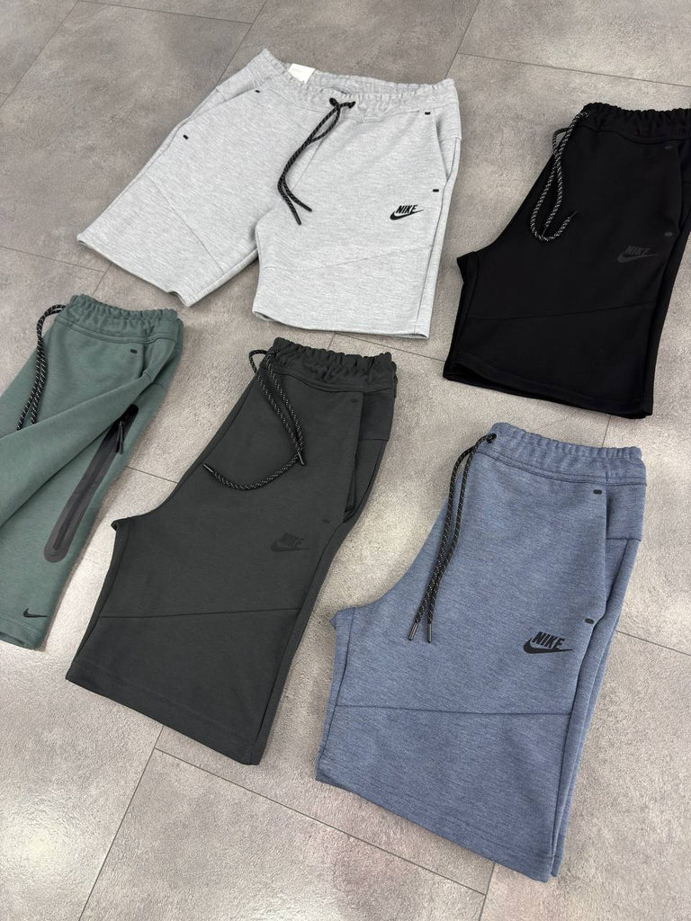 Szorty sportowe męskie Nike Tech Fleece, grafitowe.