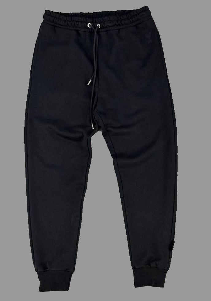 Spodnie dresowe AMI męskie, czarny