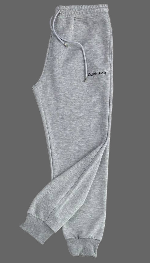 Spodnie dresowe Calvin Klein męskie, klasyczna szarość