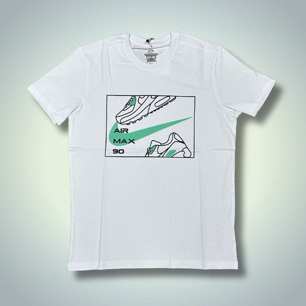 Męska biała koszulka Nike Air Max 90. Najwyższa jakość