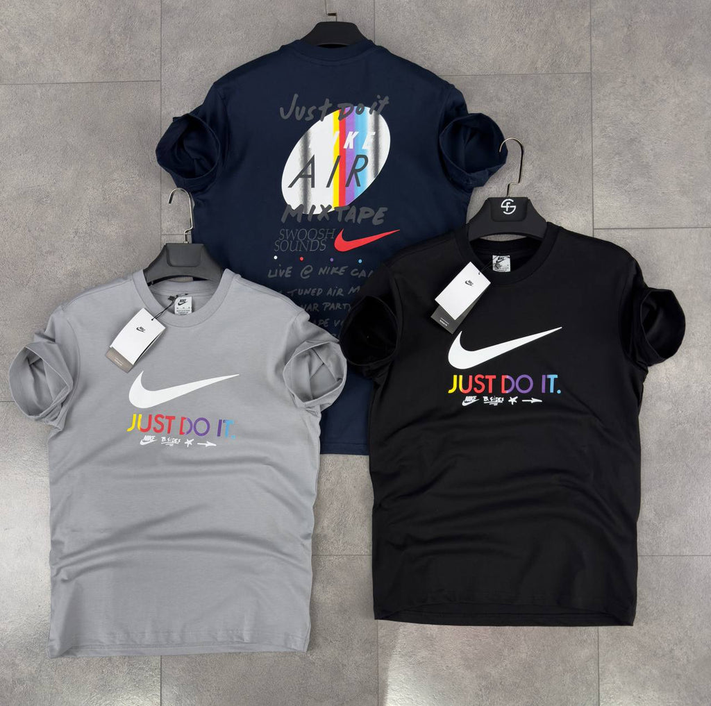 Koszulka męska Nike „Just do it”, czarna