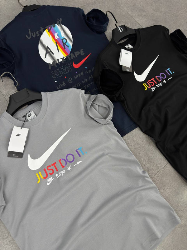 Koszulka męska Nike „Just do it”, czarna