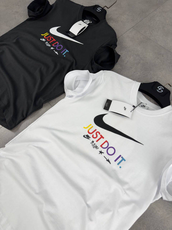 Koszulka męska Nike „Just do it”, grafitowa