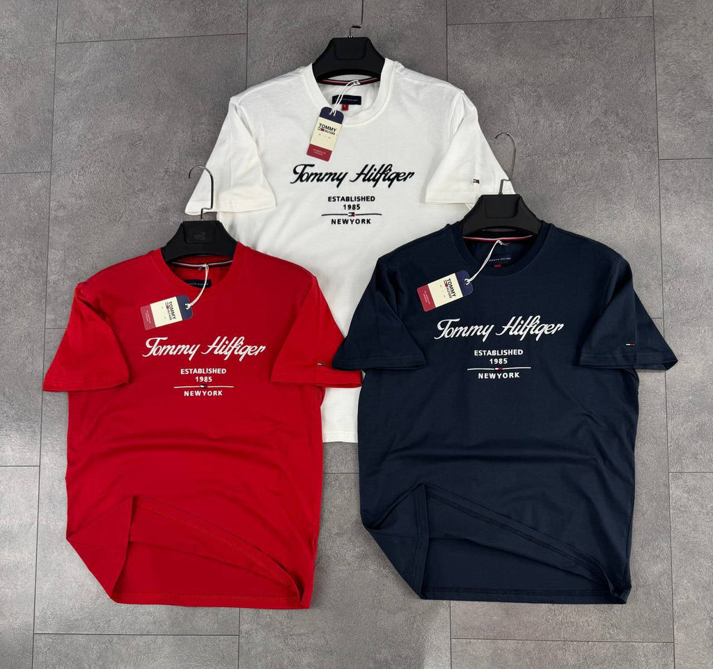 Koszulka męska Tommy Hilfiger, ciemnogranatowa