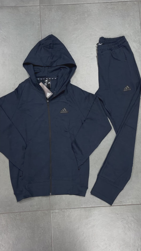 Adidas dres męski, ciemnoniebieski. Jakość premium