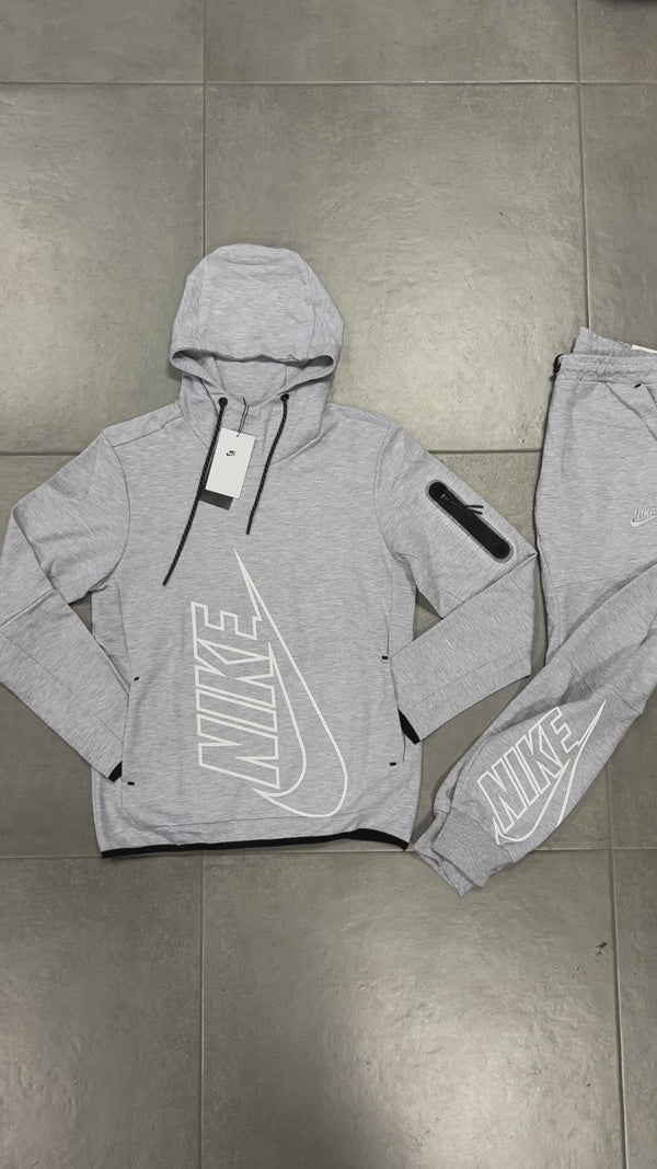Nike Tech Fleece dres męski, bez zamka, szary. Jakość premium